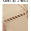 image:imageCOOFANDY Mens Muscle Fit Dress Shirts Wrinkle Free Long Sleeve Button Down ShirtLight Khaki