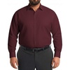 image:imageCOOFANDY Big and Tall Mens Dress Shirt Wrinkle Free Button Down ShirtWine Red