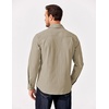 image:imageCOOFANDY Mens Long Sleeve Button Up Shirt Jacket with Flap PocketsStone