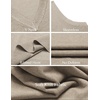 image:imageCOOFANDY Mens Sleeveless Sweater Vest VNeck Solid Cotton Pullover1 Apricot