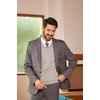 image:imageCOOFANDY Mens Sleeveless Sweater Vest VNeck Solid Cotton Pullover1 Apricot