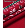 image:imageCOOFANDY Mens Sleeveless Sweater Vest VNeck Solid Cotton PulloverChristmas Tree  Red