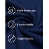 image:imageCOOFANDY Mens Sleeveless Sweater Vest VNeck Solid Cotton PulloverDenim Blue