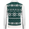 image:imageCOOFANDY Mens Sleeveless Sweater Vest VNeck Solid Cotton PulloverGreen Snowflake