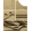 image:imageCOOFANDY Mens Sleeveless Sweater Vest VNeck Solid Cotton PulloverKhaki