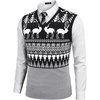 Christmas Elk - Grey