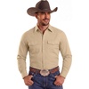 image:imageCOOFANDY Mens Western Cowboy Shirts Casual Button Down Shirt Long SleeveKhaki