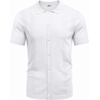 image:imageCOOFANDY Men Casual Button Down Shirts Short Sleeve Summer Beach Shirt Fashion Camp TopsWhite