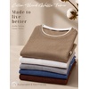image:imageCOOFANDY Long Sleeve T Shirt Men Casual Shirts Tee Shirts Black Tees for Men Cotton Waffle Pullover