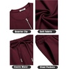 image:imageCOOFANDY Mens 2 Piece Set Short Sleeve Polo Shirt and Shorts Summer SuitsDate Red
