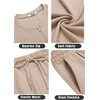 image:imageCOOFANDY Mens 2 Piece Set Short Sleeve Polo Shirt and Shorts Summer SuitsLight Khaki
