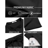 image:imageCOOFANDY Mens 2 Pieces Set Short Sleeve Henley Shirts and Shorts Set Texture Summer Beach Vacation OutfitsBlack