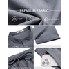 image:imageCOOFANDY Mens 2 Pieces Set Short Sleeve Henley Shirts and Shorts Set Texture Summer Beach Vacation OutfitsFlecking Navy Blue