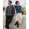image:imageCOOFANDY Mens Crew Neck Sweatshirt Lightweight Fleece Pullover TShirtCaptain Blue
