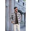 image:imageCOOFANDY Mens Crew Neck Sweatshirt Lightweight Fleece Pullover TShirtChestnut Brown