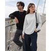 image:imageCOOFANDY Mens Crew Neck Sweatshirt Lightweight Fleece Pullover TShirtNavy Blue
