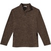 image:imageCOOFANDY Mens Fleece Quarter Zip Pullover Long Sleeve Thermal SweatshirtBrown