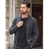 image:imageCOOFANDY Mens Henley Shirts Long Sleeve Casual Pullover Button TShirtBlack