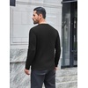 image:imageCOOFANDY Mens Henley Shirts Long Sleeve Casual Pullover Button TShirtBlack