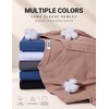 image:imageCOOFANDY Mens Henley TShirts Long Sleeve Casual Cotton Pullover ShirtKhaki