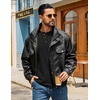 image:imageCOOFANDY Mens Henley TShirts Long Sleeve Casual Pullover Shirt Basic TopsBlack