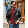 image:imageCOOFANDY Mens Henley TShirts Long Sleeve Casual Pullover Shirt Basic TopsWine Red