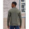 image:imageCOOFANDY Mens Long Sleeve Polo Shirts Casual Basic Lightweight Button TeeArmy Green