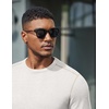 image:imageCOOFANDY Mens Long Sleeve T Shirts Cotton Crew Neck Heavyweight Tee Shirts Color Block Casual Pullover ShirtWhite