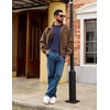 image:imageCOOFANDY Mens Long Sleeve Tee Shirts Casual Crewneck Raglan TShirts Stretchy Baseball Pullover TeeNavy Blue