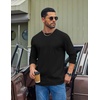 image:imageCOOFANDY Mens Long Sleeve Tee Shirts Cotton Casual Basic TShirtsBlack