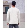 image:imageCOOFANDY Mens Long Sleeve Tee Shirts Cotton Vintage Washed T Shirts Relaxed Fit Basic TeesWhite