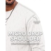 image:imageCOOFANDY Mens Long Sleeve Tee Shirts Cotton Vintage Washed T Shirts Relaxed Fit Basic TeesWhite