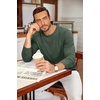 image:imageCOOFANDY Mens Long Sleeve Tee Shirts Crew Neck Casual Soft TeesArmy Green