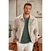 image:imageCOOFANDY Mens Long Sleeve Tee Shirts Crew Neck Casual Soft TeesArmy Green