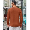 image:imageCOOFANDY Mens Long Sleeve Tee Shirts Crew Neck Casual Soft TeesCaramel