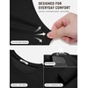 image:imageCOOFANDY Mens Long Sleeve Tee Shirts Knit Crew Neck Shirts Casual PulloverAblack