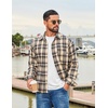 image:imageCOOFANDY Mens Long Sleeve Tee Shirts Stretch Crew Neck Tee Shirts Casual T Shirts for Men2 Pack Blackwhite