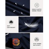 image:imageCOOFANDY Mens Long Sleeve Tee Shirts Stretch Crew Neck Tee Shirts Casual T Shirts for MenDark Blue