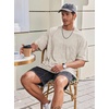 image:imageCOOFANDY Mens Oversized T Shirt Loose Fit Vintage Washed Tee Casual Streetwear Unisex Short Sleeve Heavy Cotton TopBeige