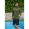 image:imageCOOFANDY Mens Quarter Zip Pullover Long Sleeve Athletic Running Shirts Quick Dry Lightweight Tennis GolfArmy Green