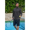 image:imageCOOFANDY Mens Quarter Zip Pullover Long Sleeve Athletic Running Shirts Quick Dry Lightweight Tennis GolfDark Gray