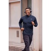 image:imageCOOFANDY Mens Quarter Zip Pullover Long Sleeve Athletic Running Shirts Quick Dry Lightweight Tennis GolfNavy Blue
