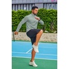 image:imageCOOFANDY Mens Quarter Zip Pullover Long Sleeve Athletic Running Shirts Quick Dry Lightweight Tennis GolfSage Green