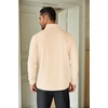image:imageCOOFANDY Mens Quarter Zip Up Pullover Lightweight Mock Neck SweatshirtBeige