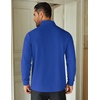 image:imageCOOFANDY Mens Quarter Zip Up Pullover Lightweight Mock Neck SweatshirtBlue