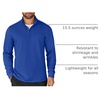 image:imageCOOFANDY Mens Quarter Zip Up Pullover Lightweight Mock Neck SweatshirtBlue