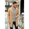 image:imageCOOFANDY Mens Quarter Zip Up Pullover Lightweight Mock Neck SweatshirtPale Grey