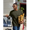 image:imageCOOFANDY Mens T Shirts Long Sleeve Casual Crew Neck Ribbed Tee Shirt Basic TopArmy Green
