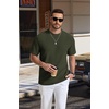 image:imageCOOFANDY Mens T Shirts Short Sleeve Casual Crewneck Pullover TeesArmy Green