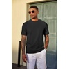 image:imageCOOFANDY Mens T Shirts Short Sleeve Casual Crewneck Pullover TeesBlack